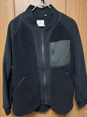 유니클로 x 화이트 마운티니어링 플리스 오버 사이즈 자켓 L