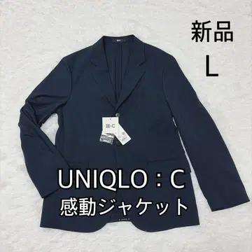 새상품 완판템 유니클로C 감동 자켓 L 네이비 남성용 포멀 824