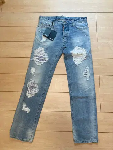 DSQUARED2 데미지 데님 48 택 포함 새상품