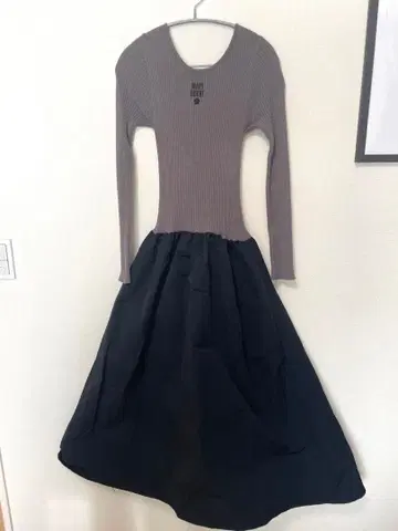 MARY QUANT 리브 긴팔 원피스