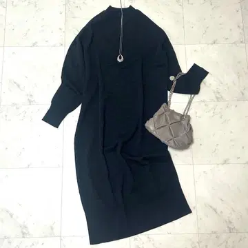 컨디션 최상 띠어리 럭스 그레이 롱 니트 원피스 릴랙스 실루엣