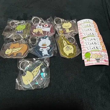 열빙어 고양이 아크릴 키링 7점