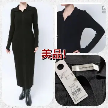 새상품급 [ LAGUNAMOON 러그나문 ] 컬러넥 니트 원피스 S