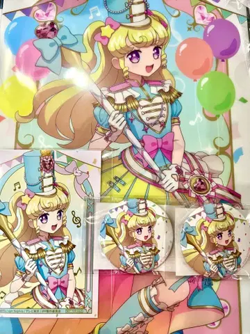 프리파라 마루쿠지 마칭 코디 혜택 스에요시 캔뱃지 클리어 파일 유이