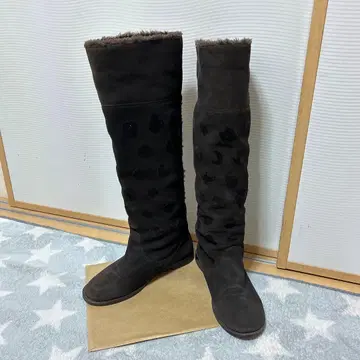다크 브라운 롱 부츠 츠모리치사토