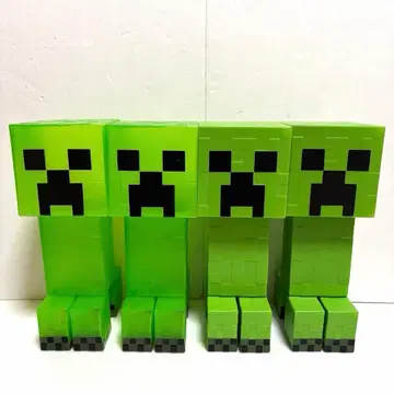 마인크래프트 크리퍼 BIG 피규어 4점