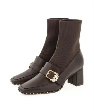 새상품 미사용품 RANDA 니트 도킹 부츠 S 사이즈 22.5cm