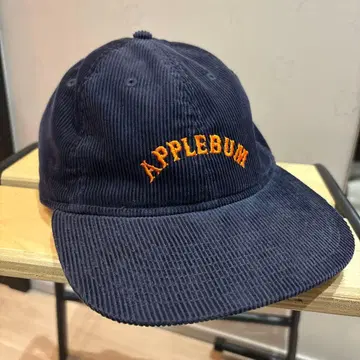 APPLEBUM 코듀로이 캡 네이비