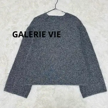 GALERIE VIE 갤러리 바이 울 니트 풀오버 그레이