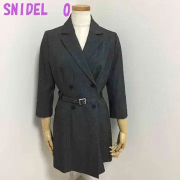 새상품급 스나이델 트렌치풍 코트 0 그레이 계열 벨트 포함