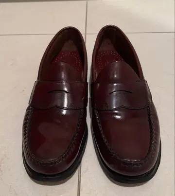 GHBASS  로퍼 로건 버건디 사이즈 7 (25)