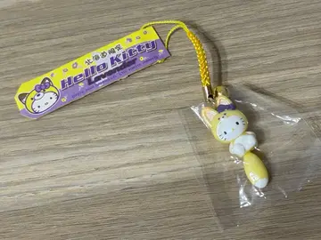 [ 레어 ] 지역 한정 키티 헬로키티 스트랩 홋카이도 라벤더 여우