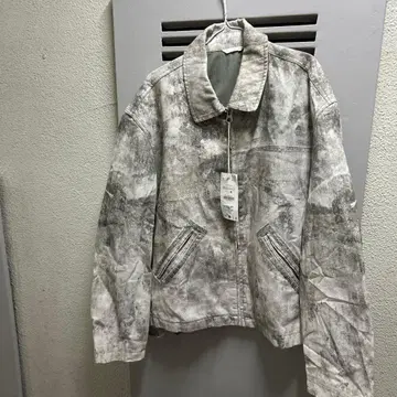 그레이 계열 가공 디자인 자켓 XL 사이즈