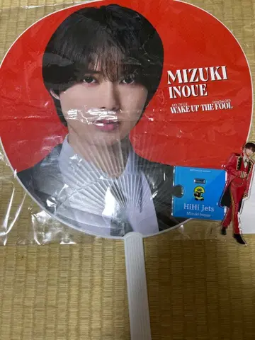 이노우에 미즈키 부채 아크릴 스탠드 세트