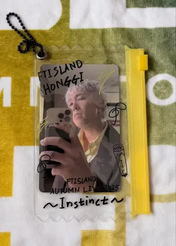 FTISLAND Instinct 트레이딩 카드 포함 카드 파우치