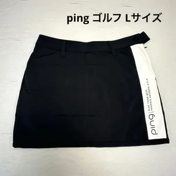 PING 골프 방풍 방한 스커트 보온 방한 L 블랙