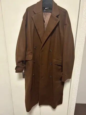 Casper John 멜톤 더블 체스터 코트