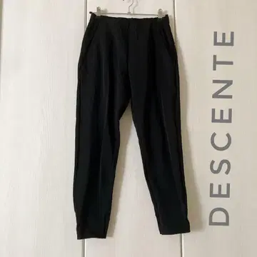 DESCENTE 블랙 스웨트 팬츠