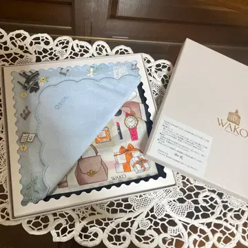 와코 손수건 타월 손수건 2개 세트