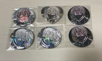 코우고자키 진 마즐 홀로그램 캔뱃지 6개 세트