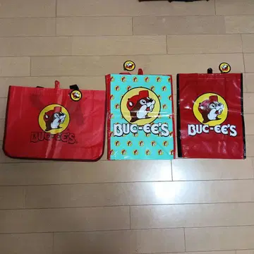 Buc-ee's 에코백 세트 3개