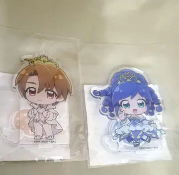 신비한 별의 쌍둥이 공주 락콜레 레인 복권 아크릴 스탠드