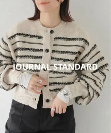 미사용 JOURNAL STANDARD 메쉬 크롭 가디건