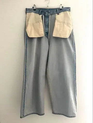 INSCRIRE loose Fit Inside Out Denim