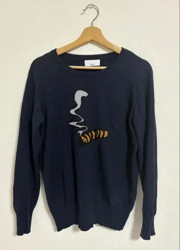 Lui's 네이비 니트 스웨터 남성용 S 사이즈