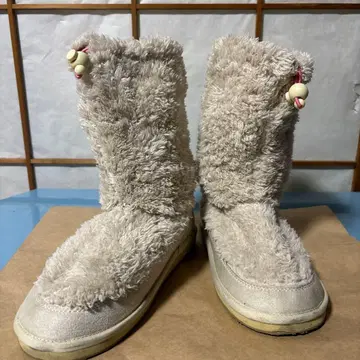 [록시] 보아 부츠 아이보리