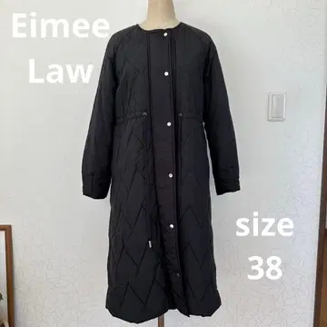 롱 다운 자켓 에이미 로우 다운 블랙