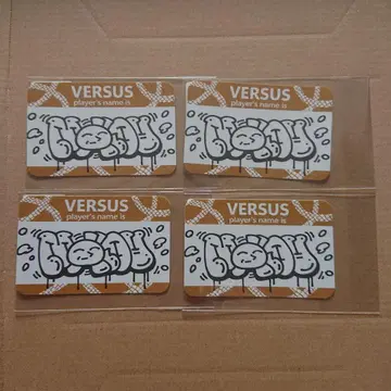 미개봉 새상품 VERSUS 모코우 4장 세트