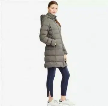 유니클로 울트라 라이트 다운 후디드 코트