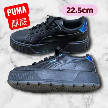 PUMA 통굽 블랙 스니커즈 22.5cm