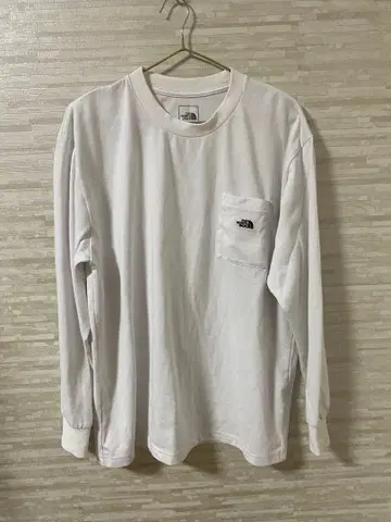 THE NORTH FACE XL 화이트 긴팔 티셔츠