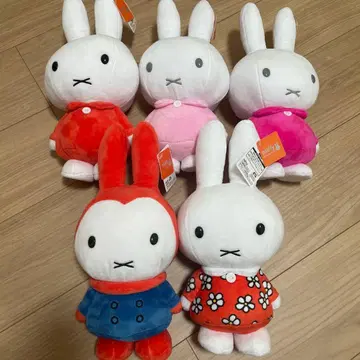 미피 봉제 인형 5개 세트