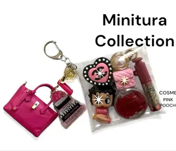 가챠 파우치 Betty Boop 핑크 파우치 화장품 파우치