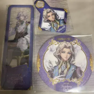 제5인격 스이파라 아카데미 카페 포토그래퍼 책갈피 코스터 드링크 택