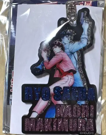 시티 헌터 대원화전 트레이딩 글리터 아크릴 키링 사에바 료