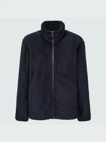 UNIQLO 퍼리 리프 플리스 풀집 자켓 (긴팔) 네이비 XL