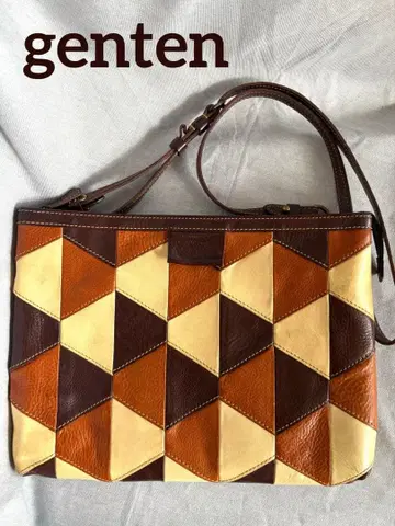 genten 가죽 숄더백 가죽 가방