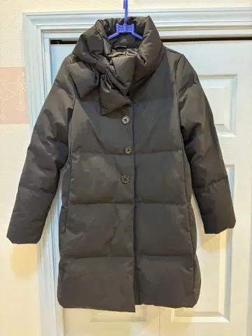 kate spade NEW YORK 리본 롱 다운 코트