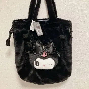 꾸미는 천사 쿠로미 토트백 sanrio kuromi bag