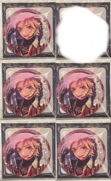 앙스타 중국 별빛 캔뱃지 호박 5종 세트