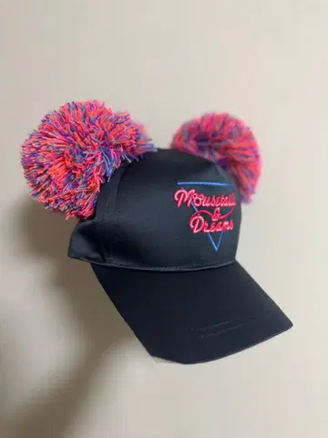 디즈니 폼폼 캡 네온