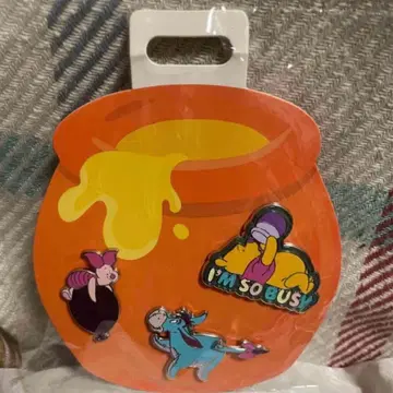 [ 덤 포함 ] 푸 이요르 피글렛 핀 배지 세트