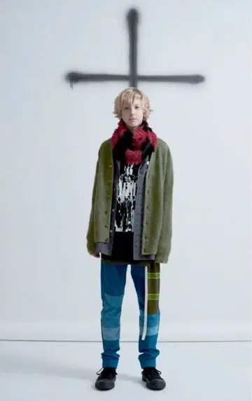 17AW lad musician 모헤어 가디건