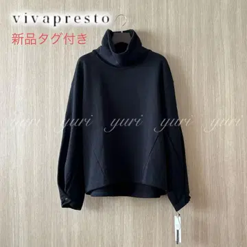 [ 911 ] 새상품 비바 프레스 하이넥 맨투맨 풀오버 블랙 38