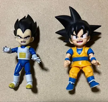 피규아트 2종 세트 - 손오공 미니, 베지터 미니 드래곤볼 DAIMA