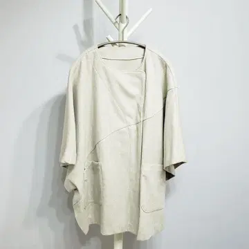 울 100% 베이지 판초 F 사이즈